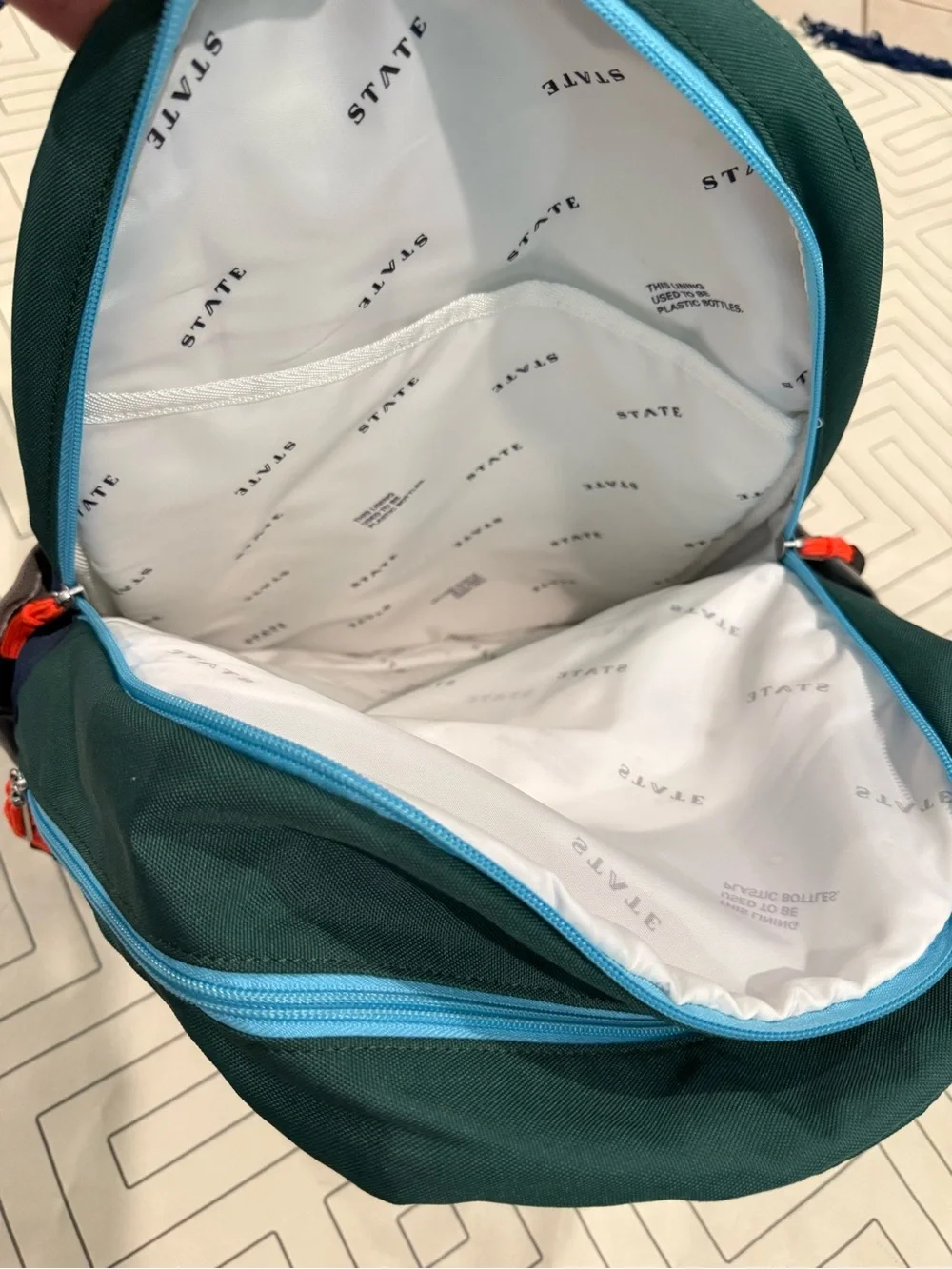 STATE colorblock backpack
